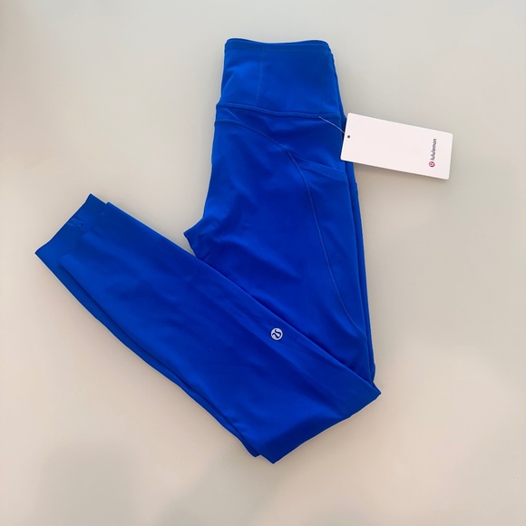 NWT Lululemon Symphony Blue SYMB Fast and Free HR Tight 25” Size 4 - Picture 1 of 4